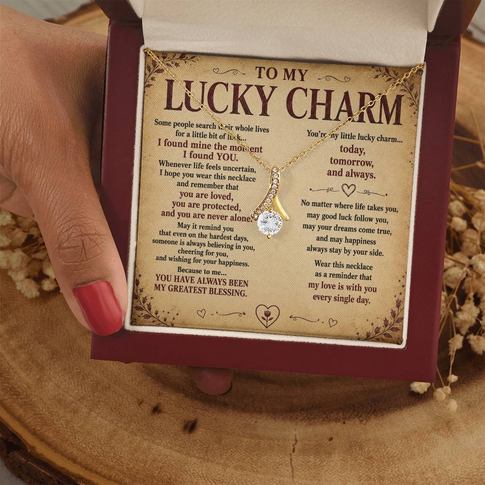 To My Lucky Charm - Lucky Love Necklace