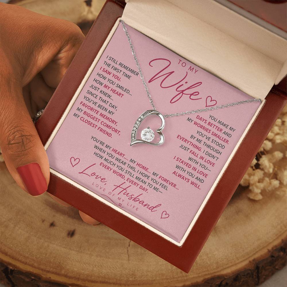 To My Wife - Life Long Love Necklace