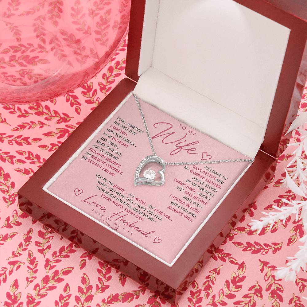 To My Wife - Life Long Love Necklace