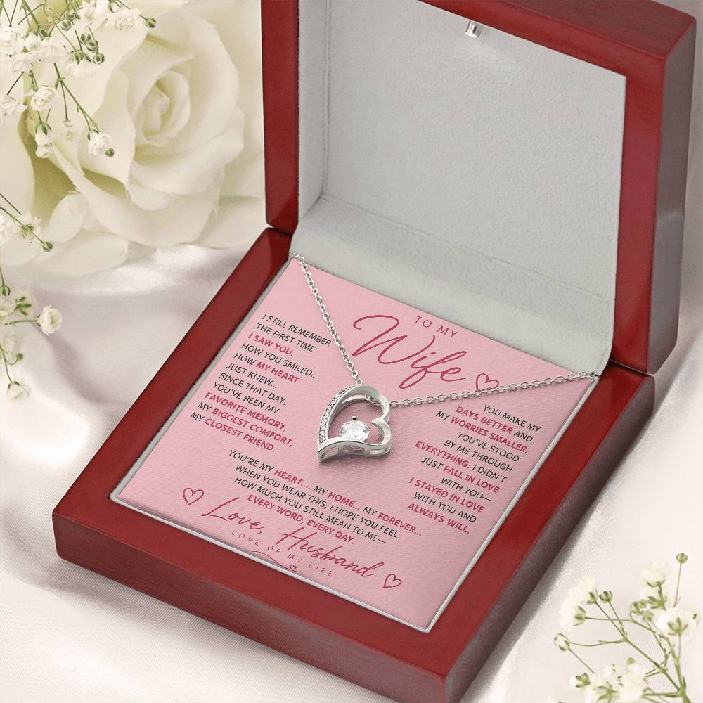 To My Wife - Life Long Love Necklace
