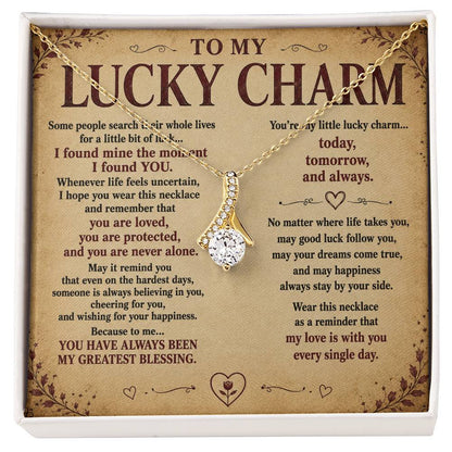 To My Lucky Charm - Lucky Love Necklace