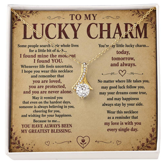 To My Lucky Charm - Lucky Love Necklace
