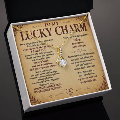 To My Lucky Charm - Lucky Love Necklace