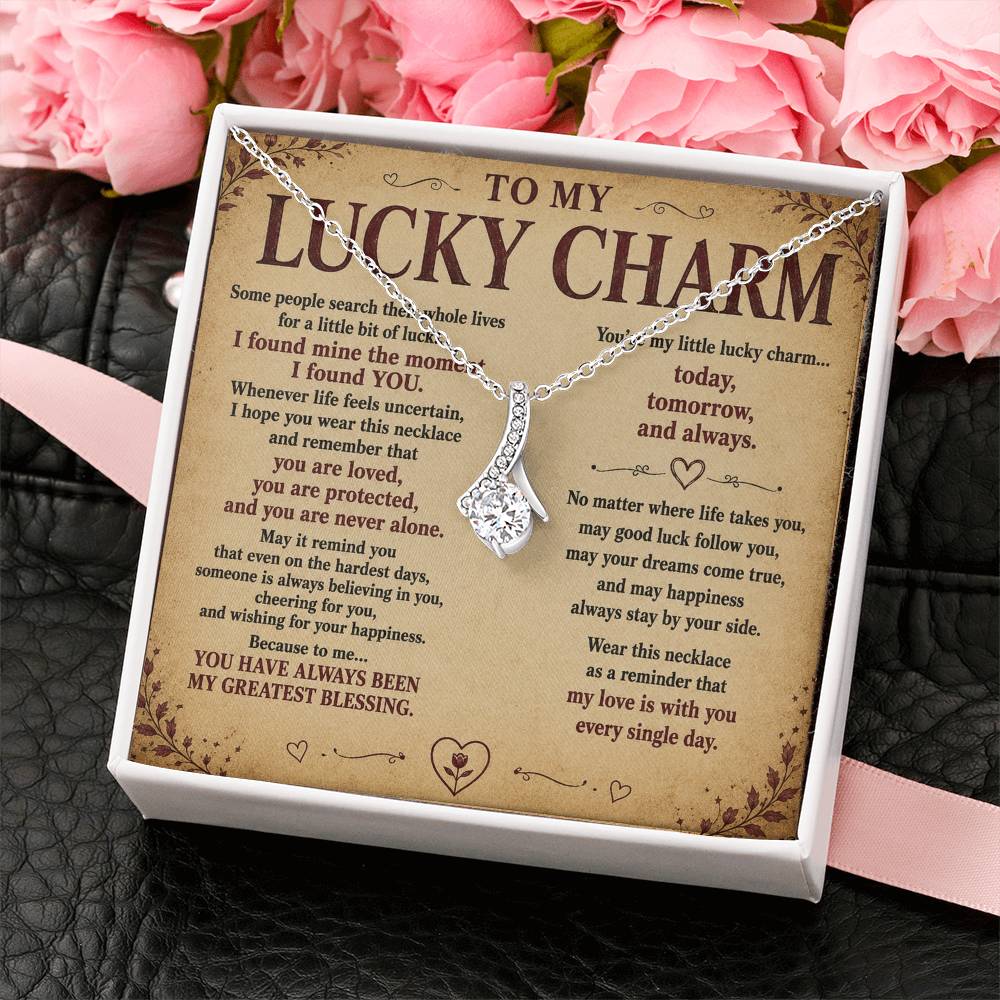 To My Lucky Charm - Lucky Love Necklace