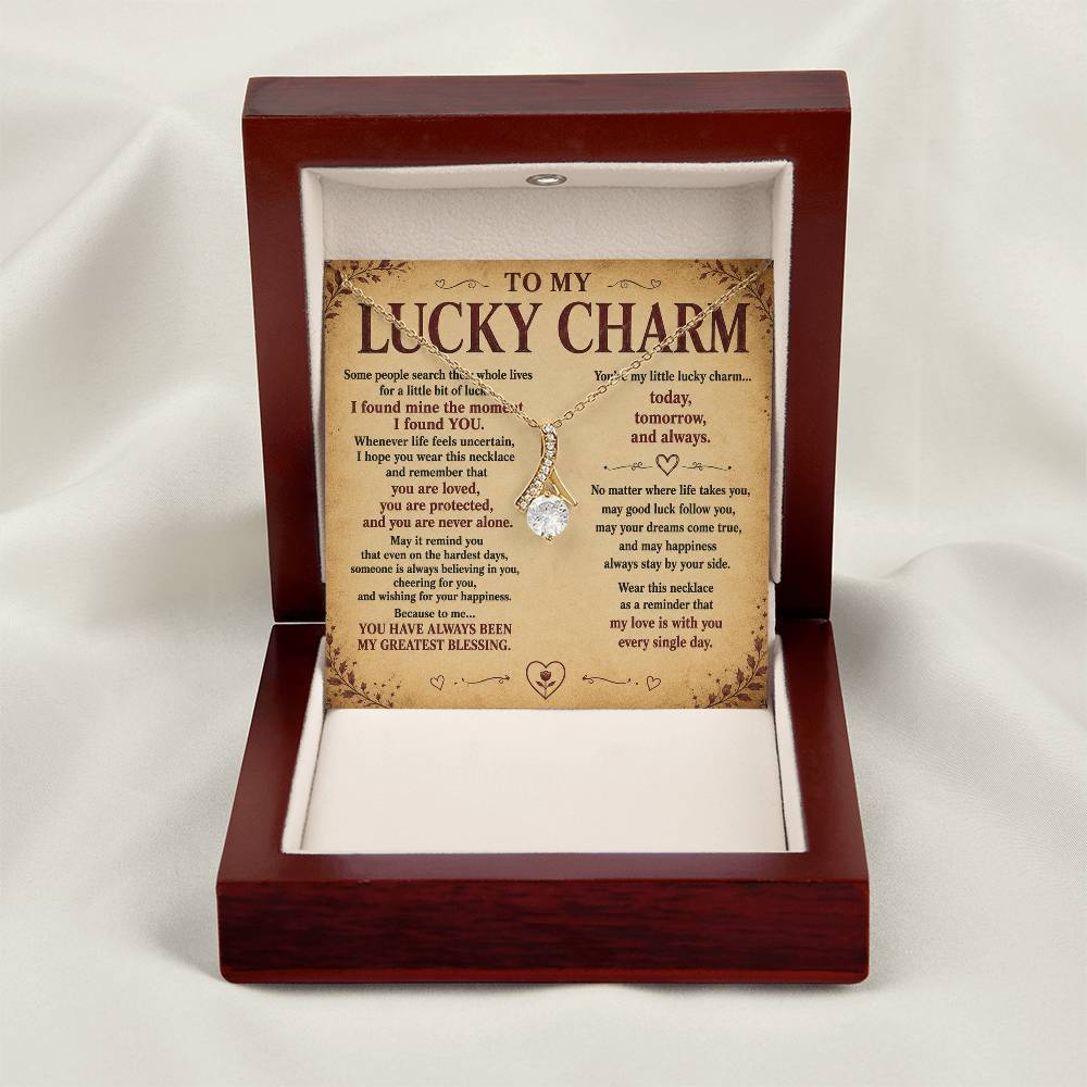 To My Lucky Charm - Lucky Love Necklace