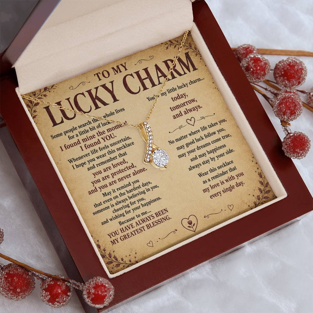 To My Lucky Charm - Lucky Love Necklace