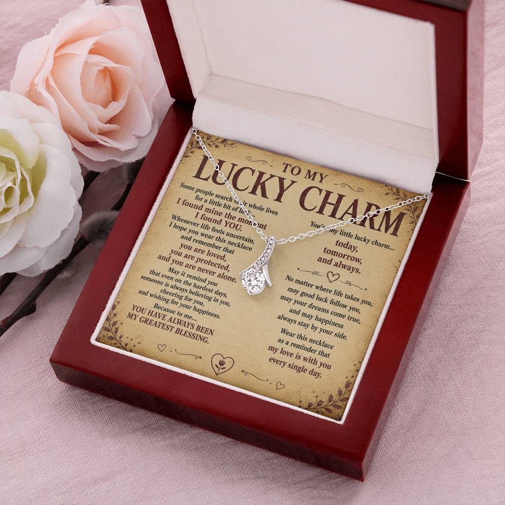 To My Lucky Charm - Lucky Love Necklace
