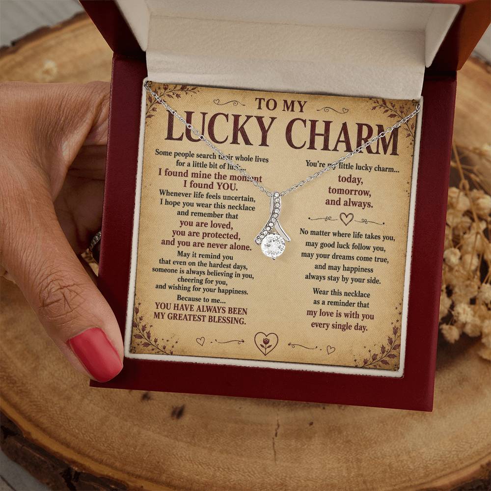 To My Lucky Charm - Lucky Love Necklace
