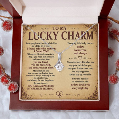 To My Lucky Charm - Lucky Love Necklace