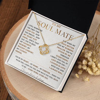 To My Soulmate - Forever Love Necklace