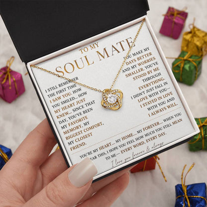 To My Soulmate - Forever Love Necklace
