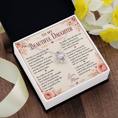 To My Beautiful Daughter - Love You Forever Necklace