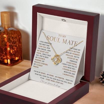 To My Soulmate - Forever Love Necklace