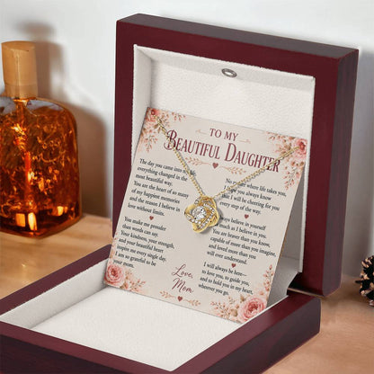 To My Beautiful Daughter - Love You Forever Necklace