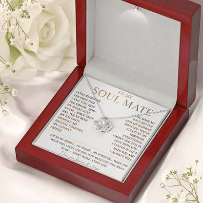 To My Soulmate - Forever Love Necklace