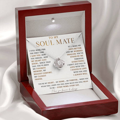 To My Soulmate - Forever Love Necklace