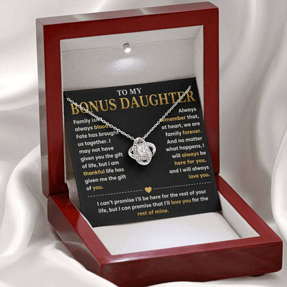 To My Bonus Daughter - Forever Family Necklace