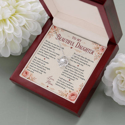 To My Beautiful Daughter - Love You Forever Necklace