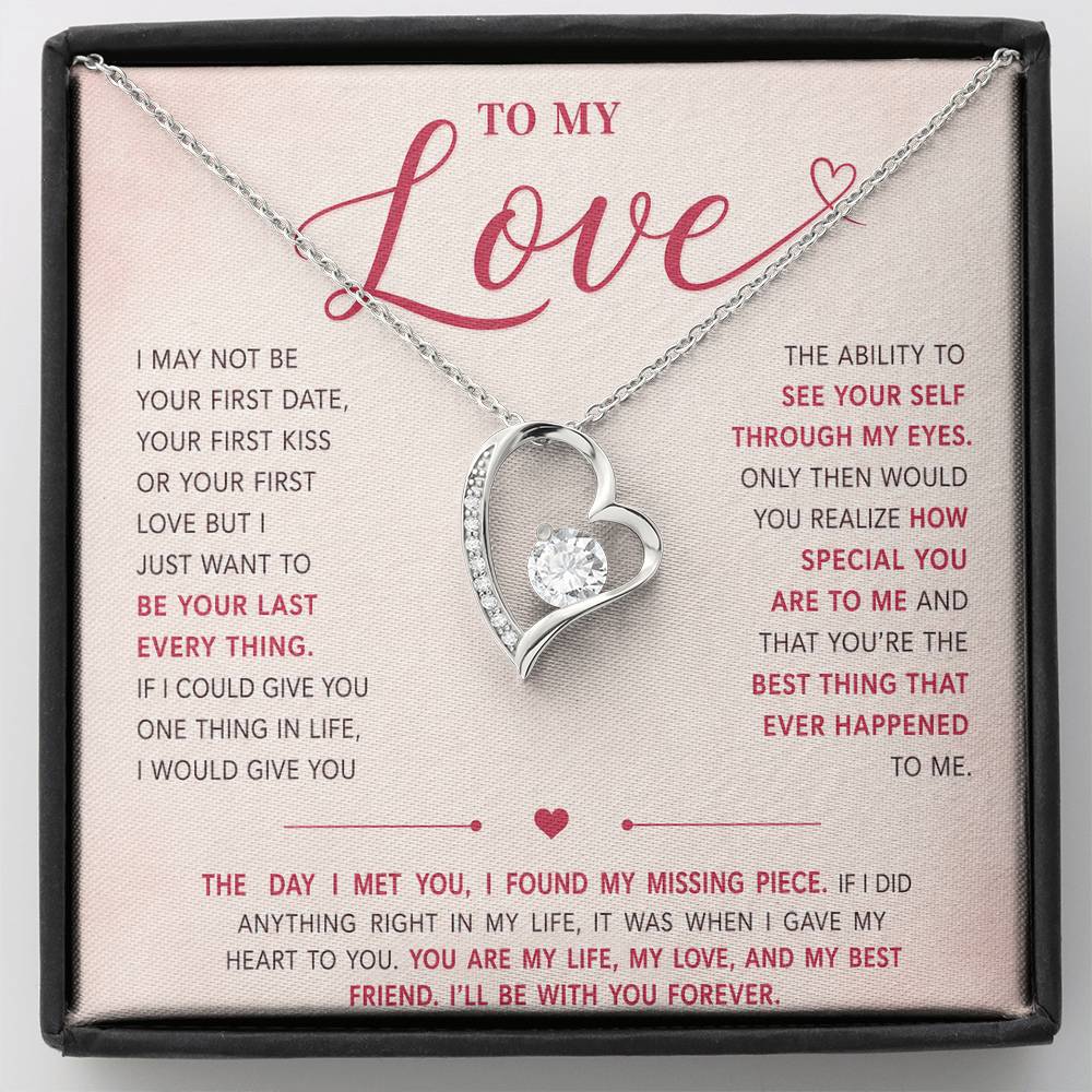 To My Love - With You Forever Necklace