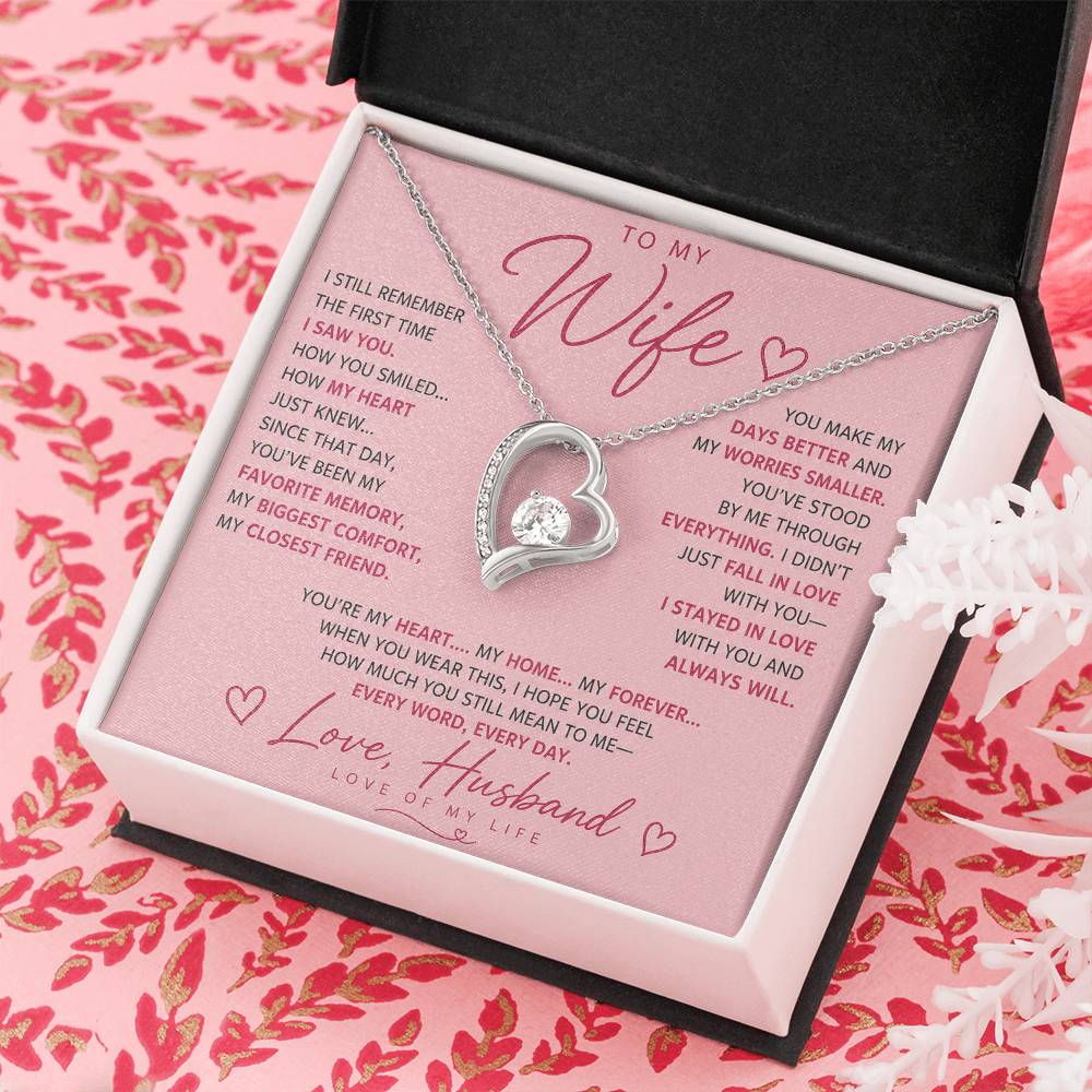 To My Wife - Life Long Love Necklace