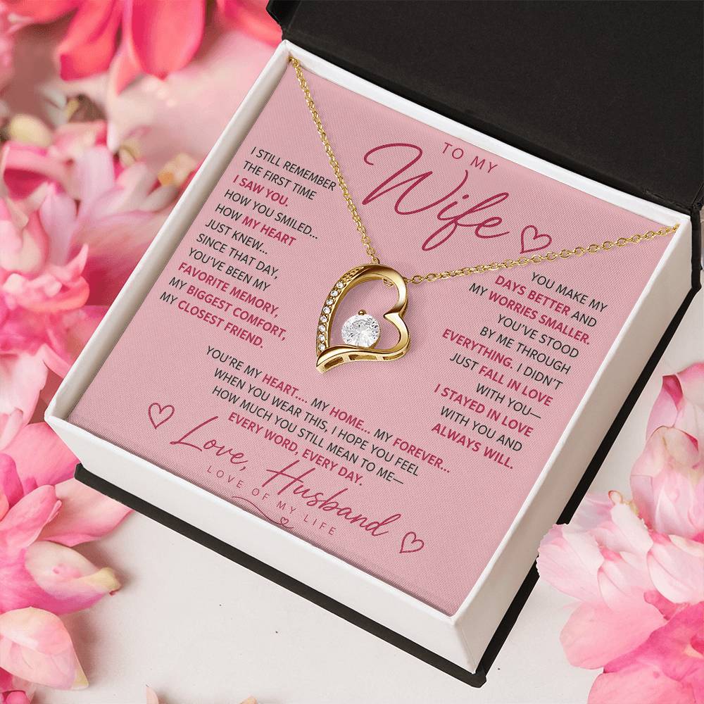 To My Wife - Life Long Love Necklace