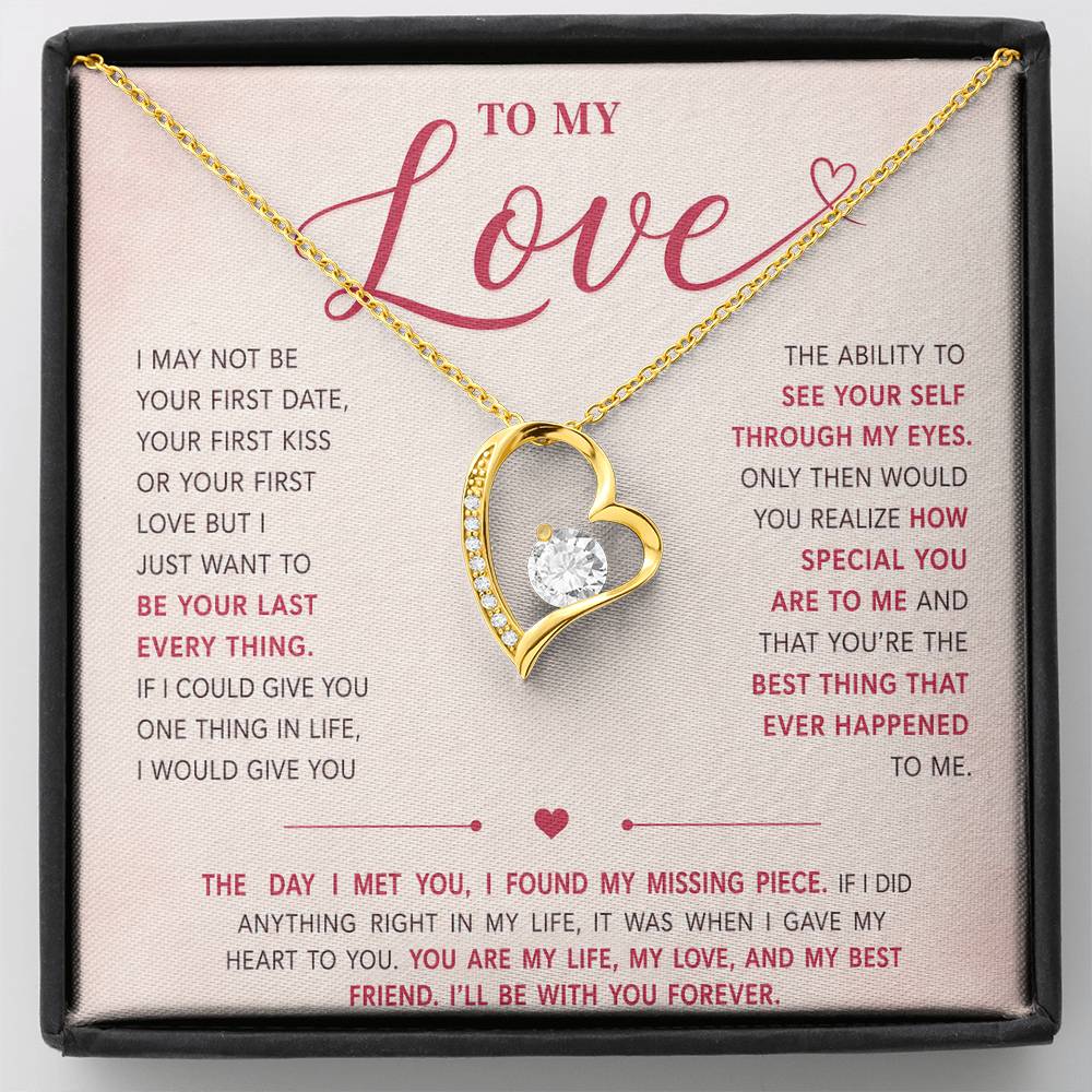 To My Love - With You Forever Necklace