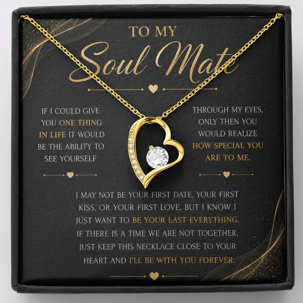 To My Soulmate - Endless Love Neckalce